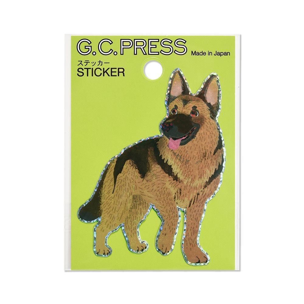 G.C. Press Die-cut Sticker - German Shepherd