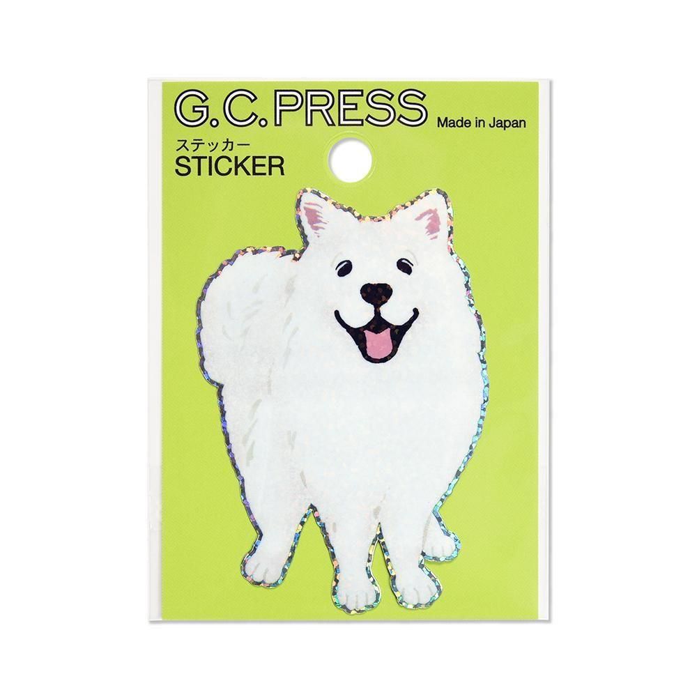 G.C. Press Die-cut Sticker - Samoyed