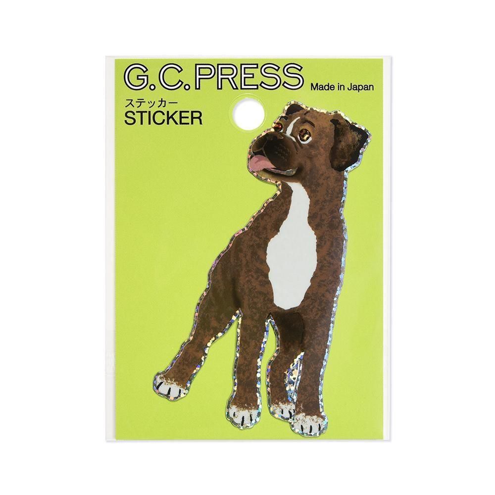G.C. Press Die-cut Sticker - Boxer