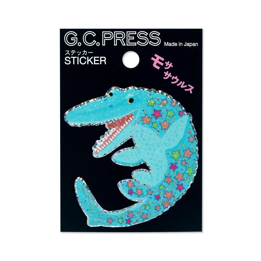 G.C. Press Die-cut Sticker -  Mosasaurus
