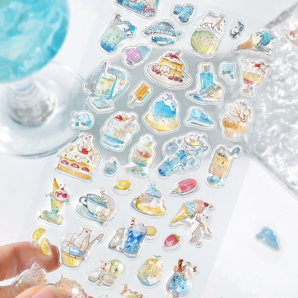BGM 3D Sticker Sheet - Kyururun - 2026 Summer Limited - Cafe a la Mode (Coming Soon)