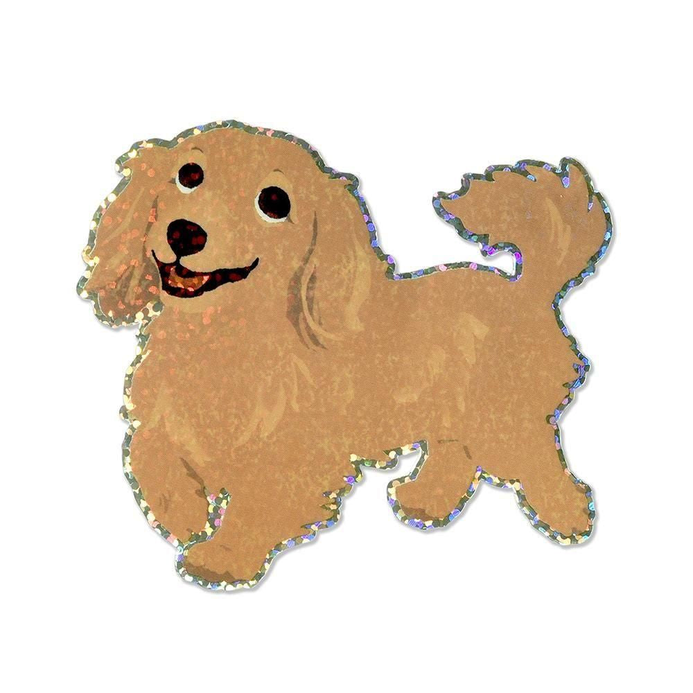 G.C. Press Die-cut Sticker - Miniature Dachshund - Brown