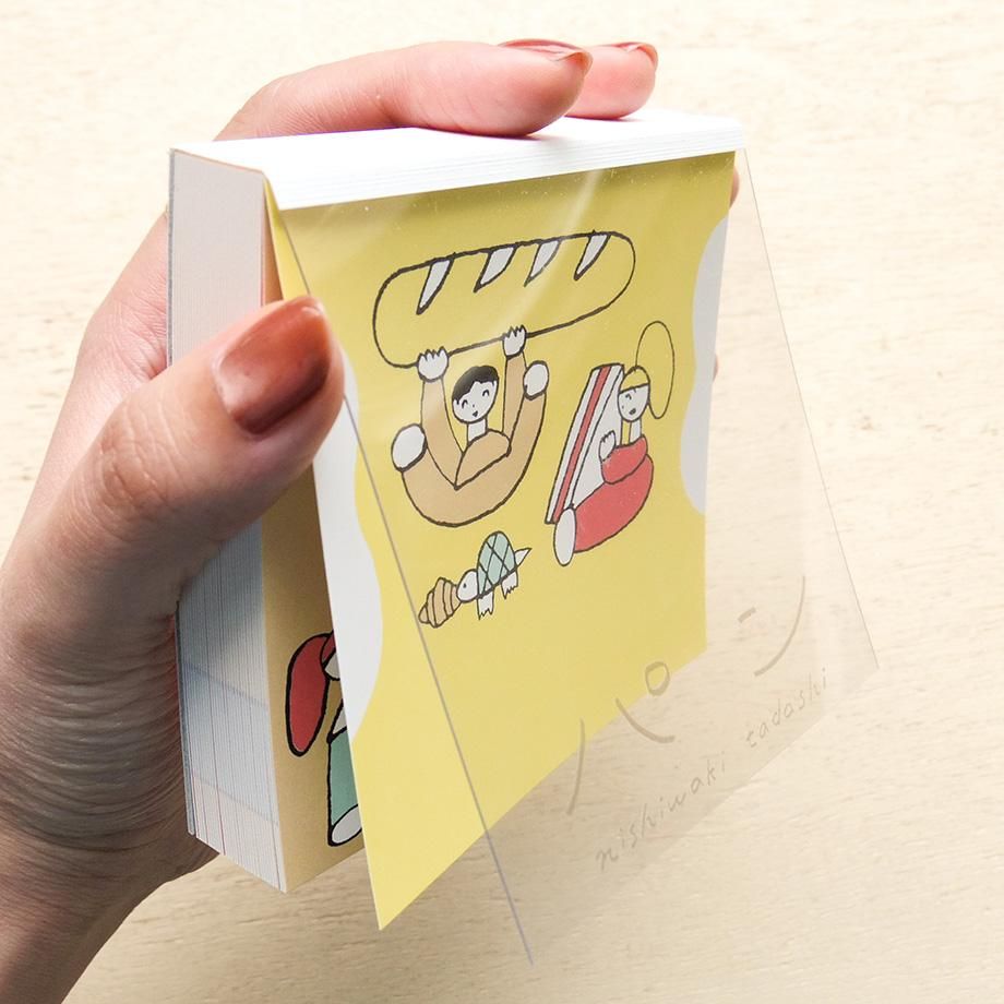 Cozyca - Tadashi Nishiwaki Memo Pad - Bread (Coming Soon)