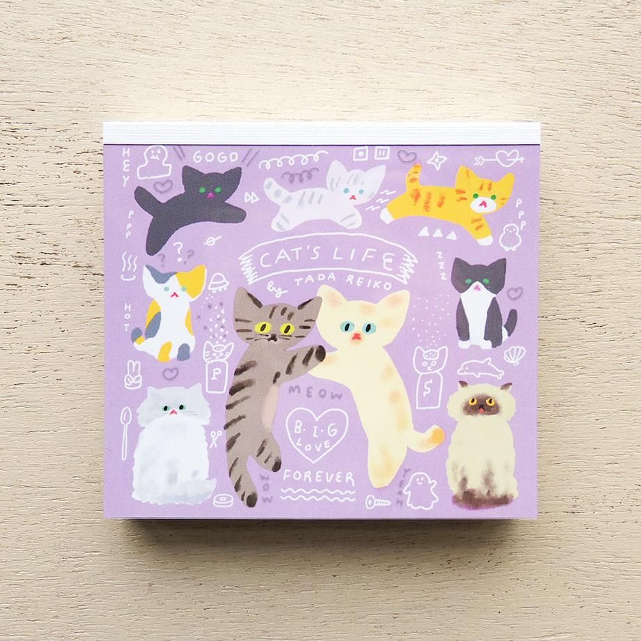 Cozyca - Reiko Tada Memo Pad - Cat's Life (Coming Soon)
