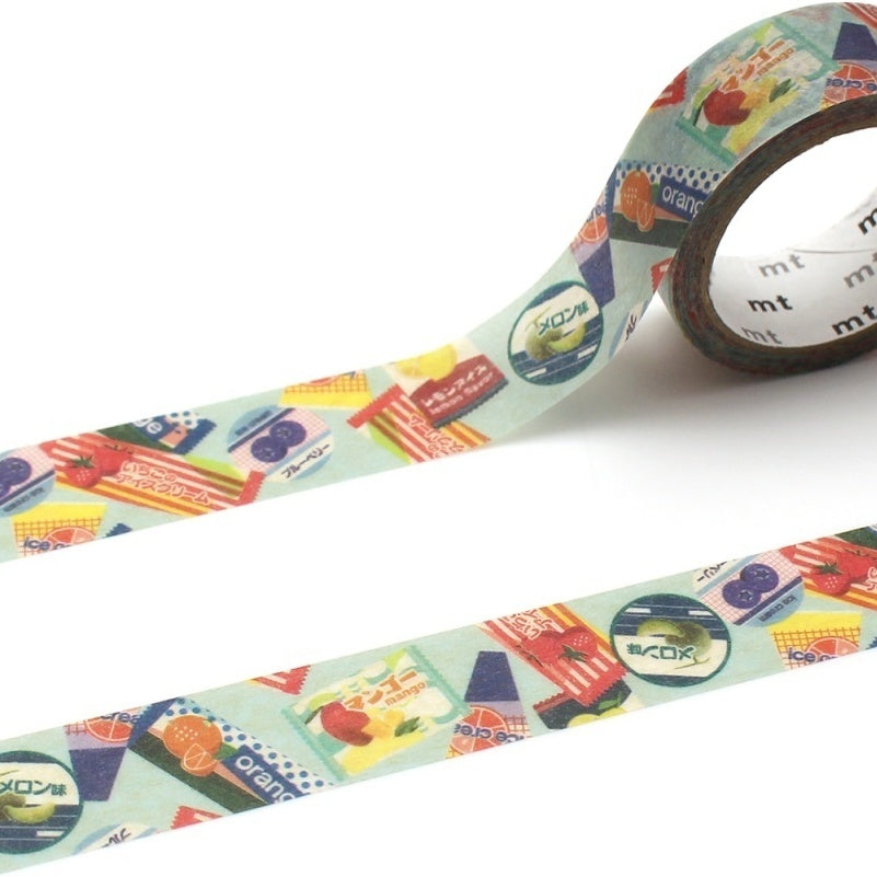 mt Washi Tape - upcycle - Ice Cream Package Collage