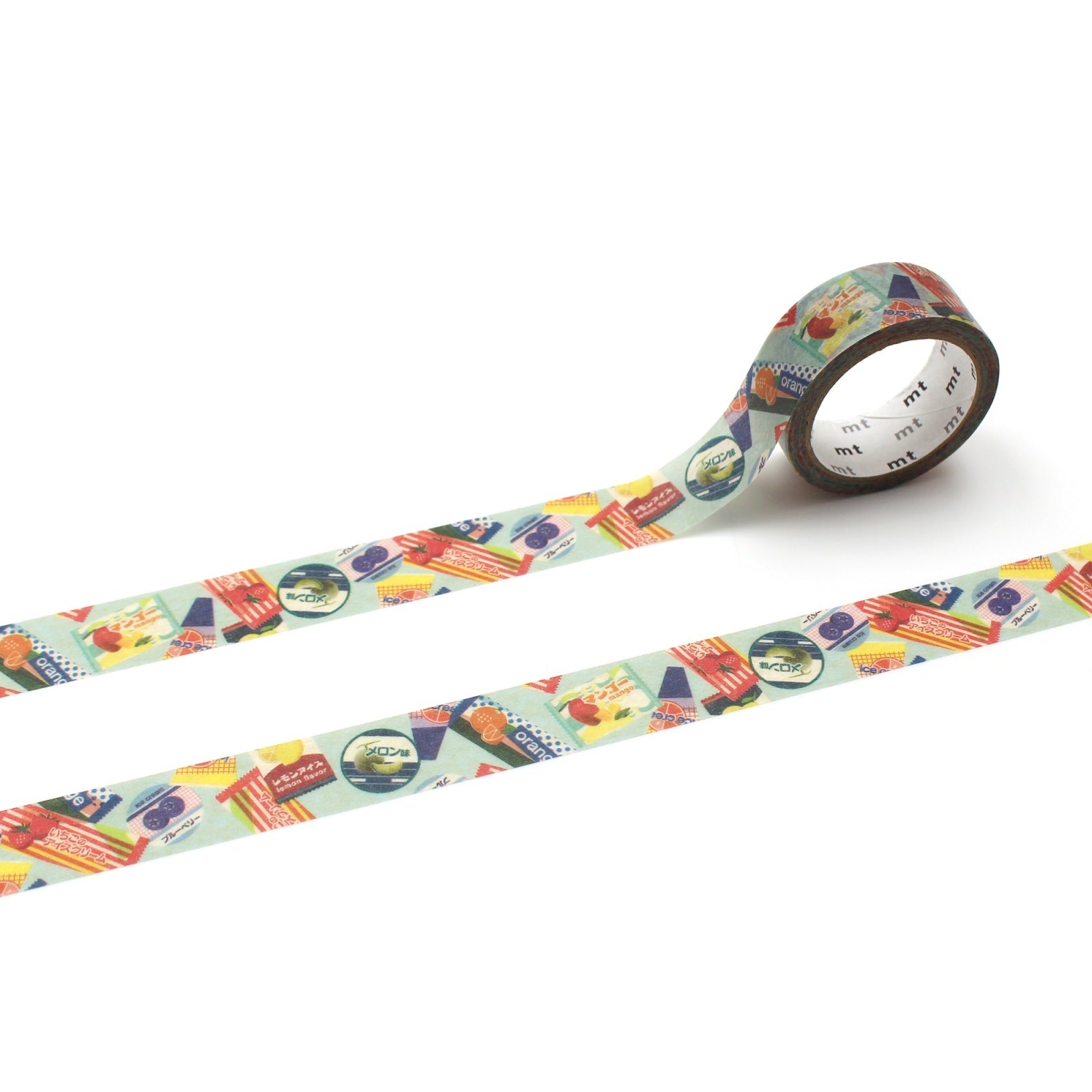 mt Washi Tape - upcycle - Ice Cream Package Collage