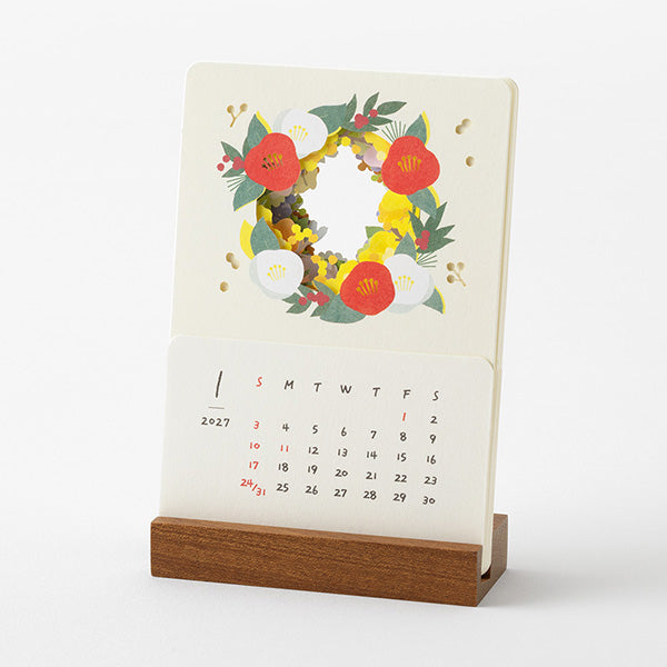 Midori Stand Calendar 2027 - Flower (Coming Soon)
