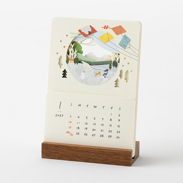 Midori Stand Calendar 2027 - Landscape (Coming Soon)