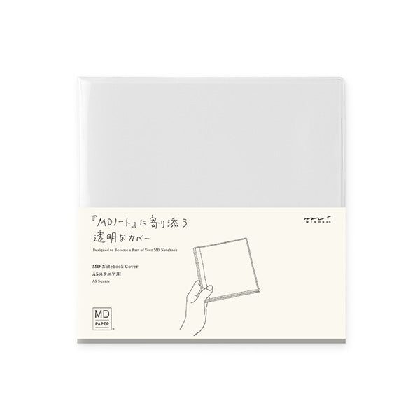 MD Notebook Cover - Clear - A5 Square