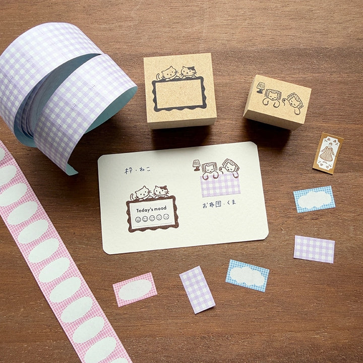 Stamp Marche Rubber Stamp - Labetomo - Cat Frame (Coming Soon)