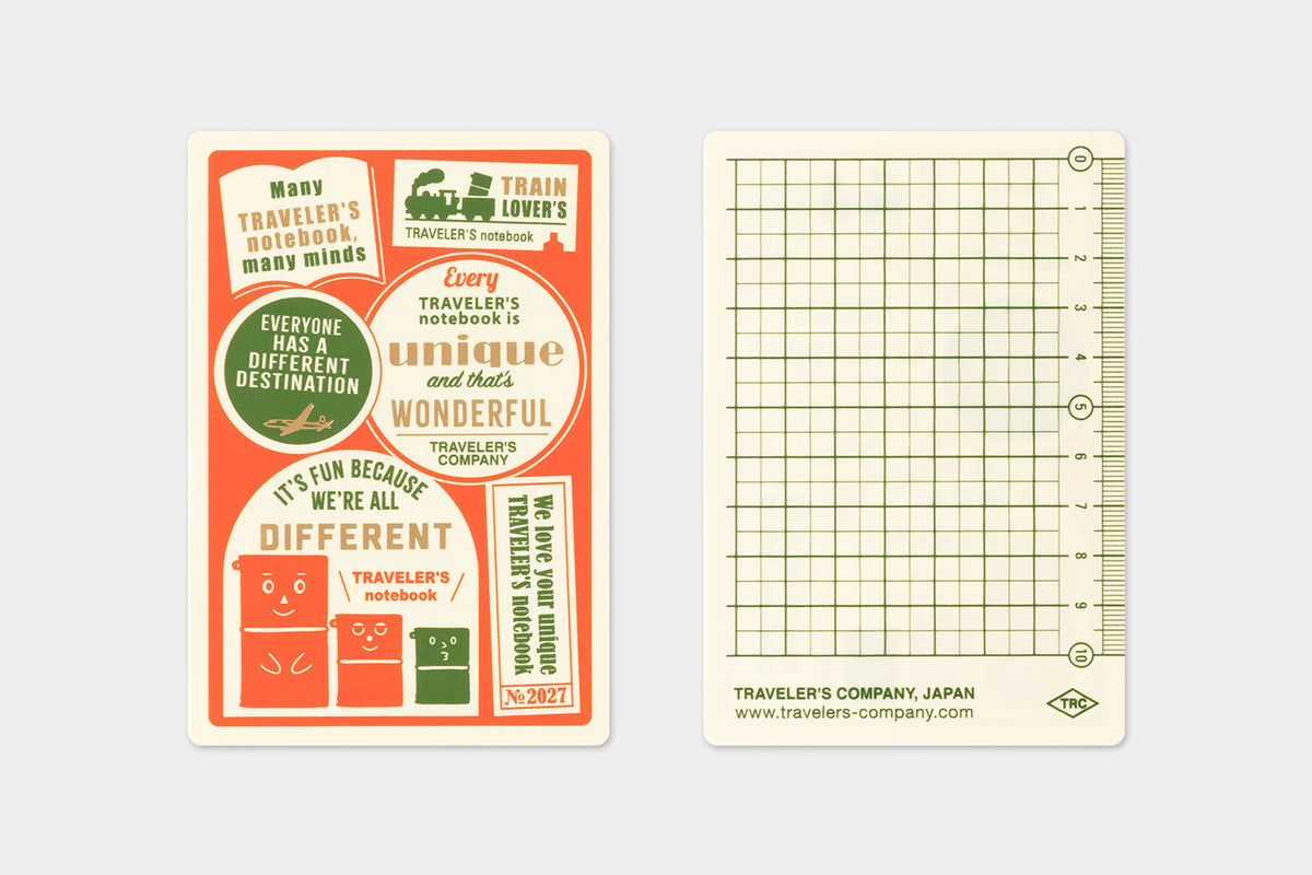 TRAVELER'S Notebook Passport Size Underlay 2027 (Pre-Order Starts Sept 7 @ 11am ET; Shipping Starts After 10/19)