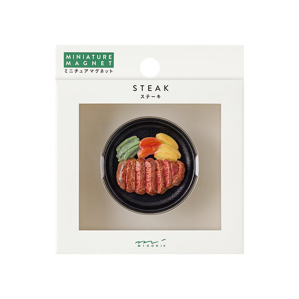 Midori Miniature Food Magnet - Steak (Coming Soon)