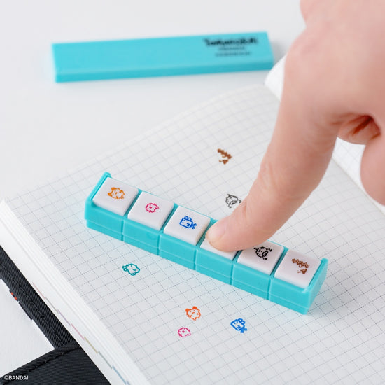 Everyday themed stamps used in a journal