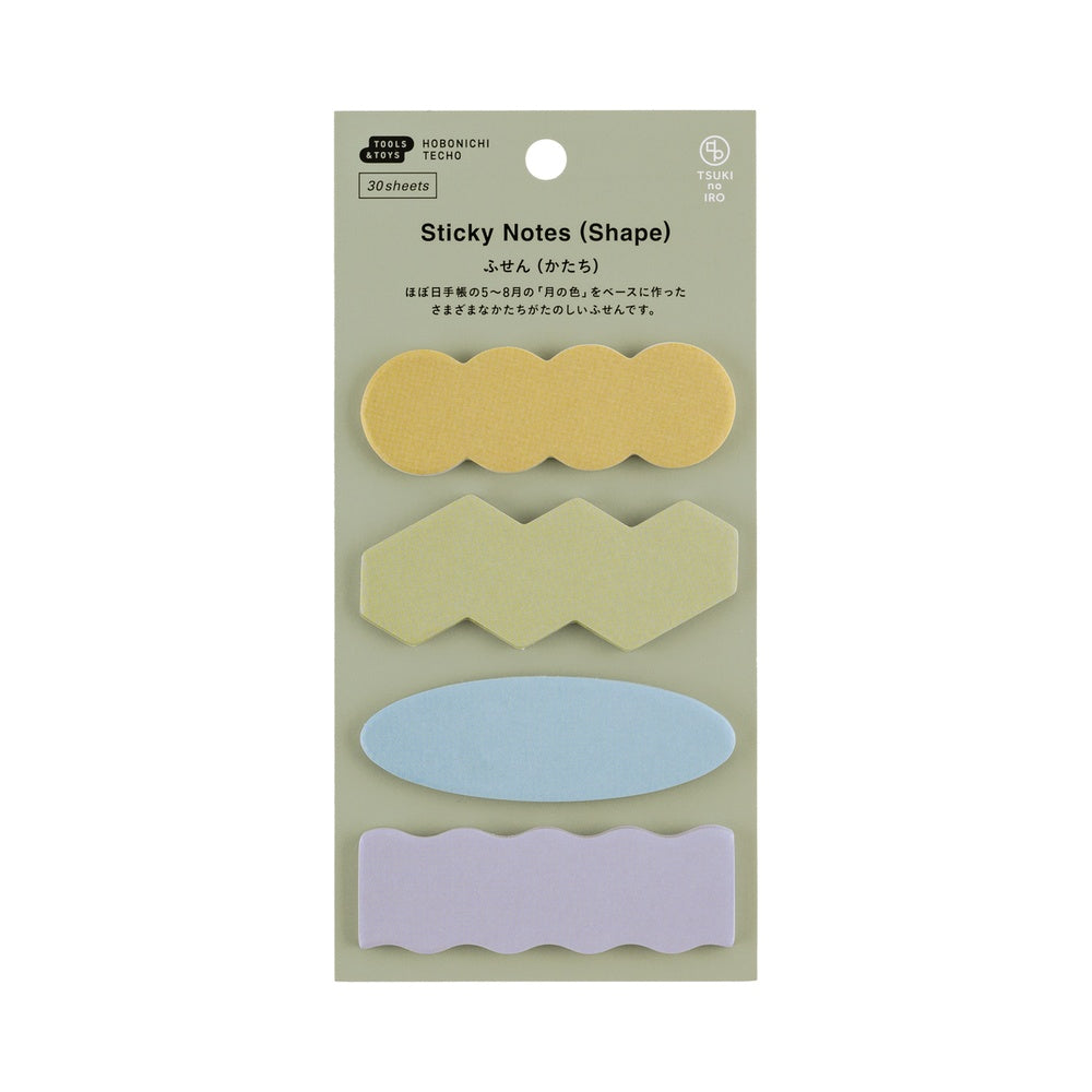 Hobonichi 2026 - TSUKI no IRO: Sticky Notes - Shape