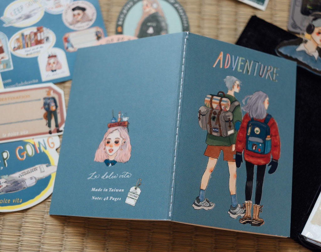 La Dolce Vita Notebook - Perfect Travel Partner - Passport Size