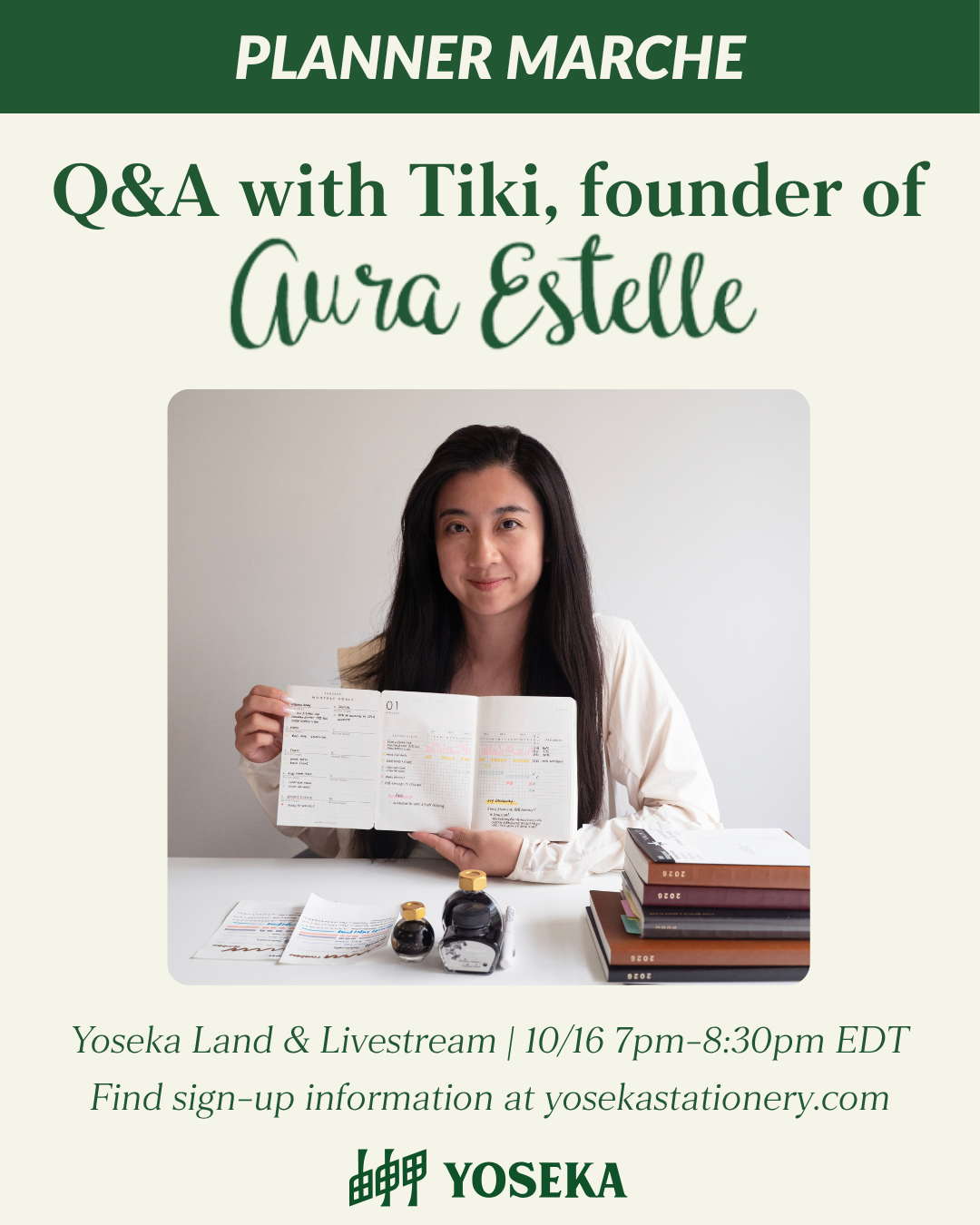 Q&A with Tiki from Aura Estelle | 10/16 7pm-8:30pm EDT