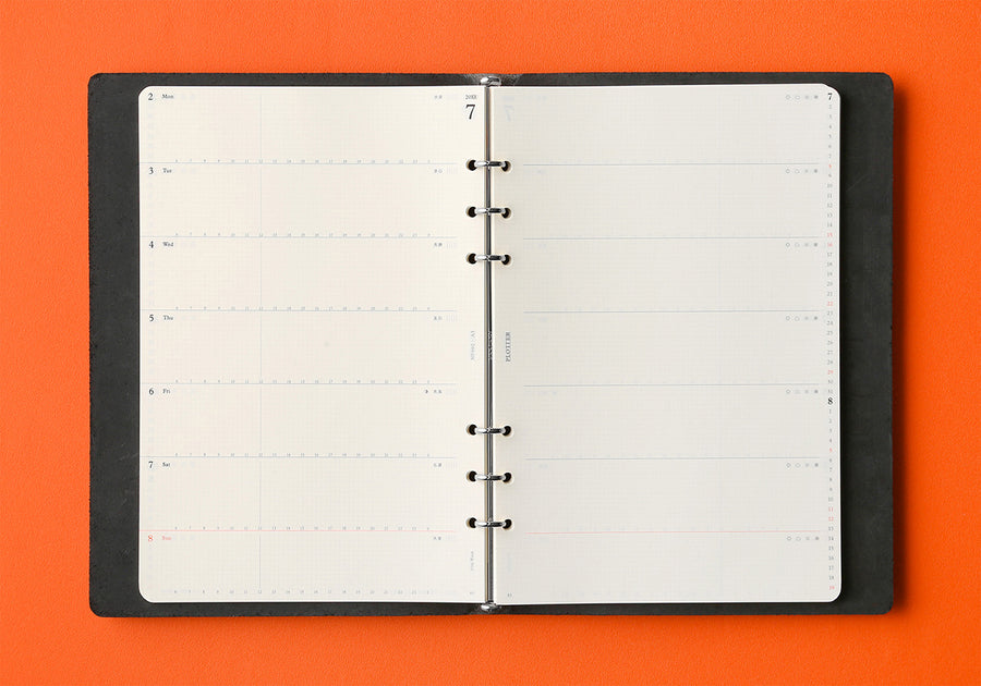 PLOTTER Schedule Refill 2026 - Weekly - A5 Size