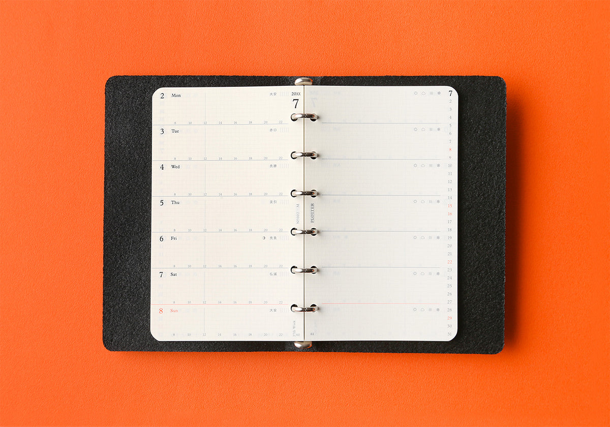 PLOTTER Schedule Refill 2027 - Weekly - Mini Size