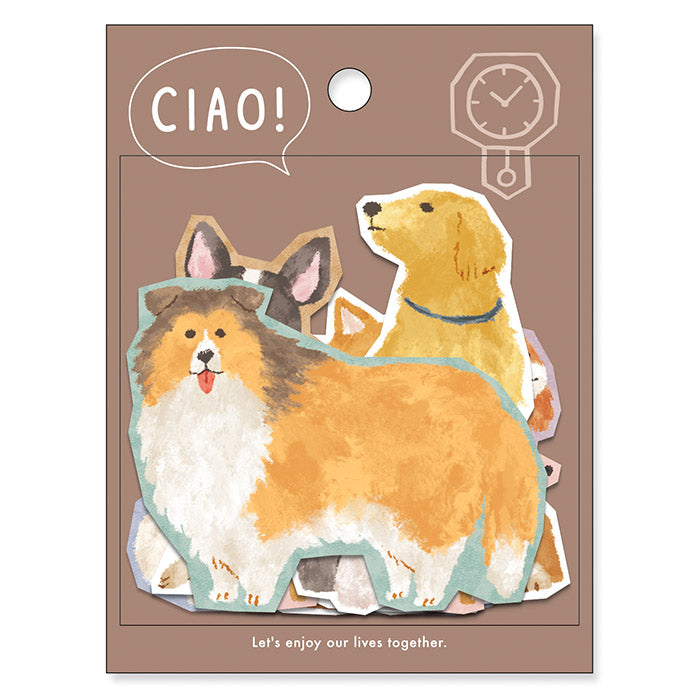 Mind Wave Flake Sticker - Ciao - Canine
