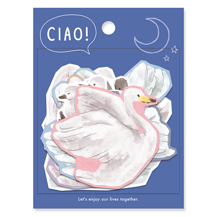 Mind Wave Flake Sticker - Ciao - Swan