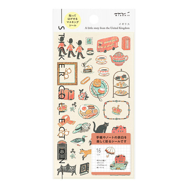 Midori Planner Stickers - New 2026 - Country Motifs