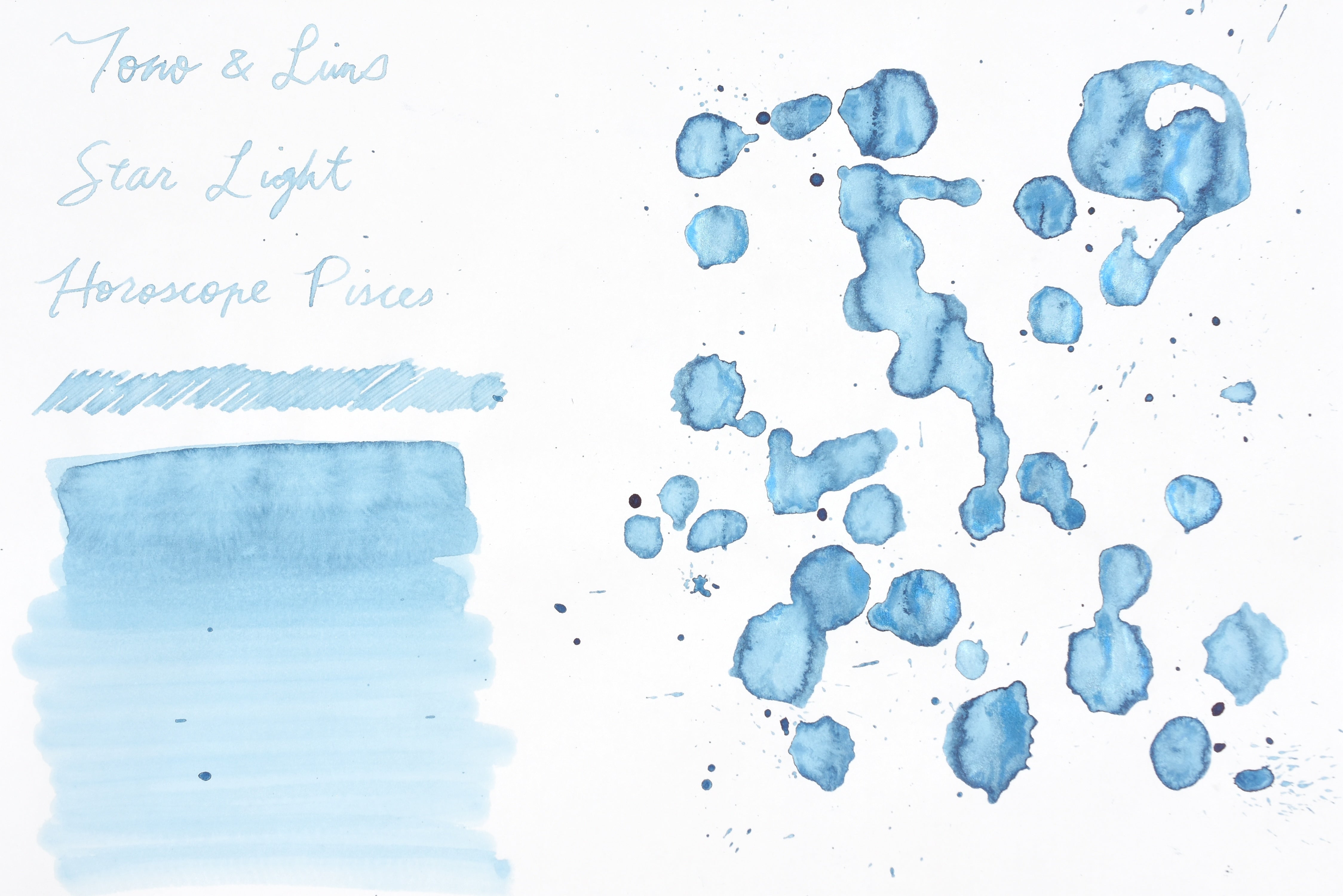 Tono & Lims Ink Bottle - Star Light - Horoscope Pisces - 30ml