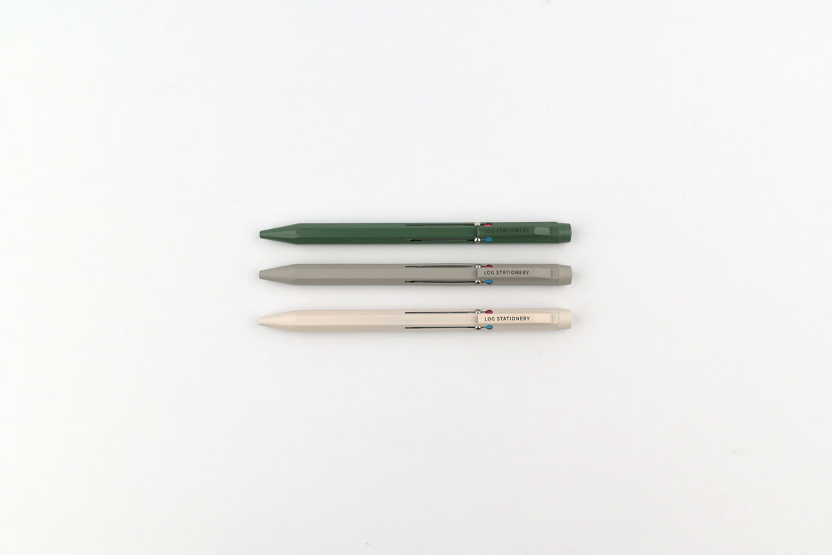 LOG Vintage Metal 4-Color Multi-Pen - 0.7mm