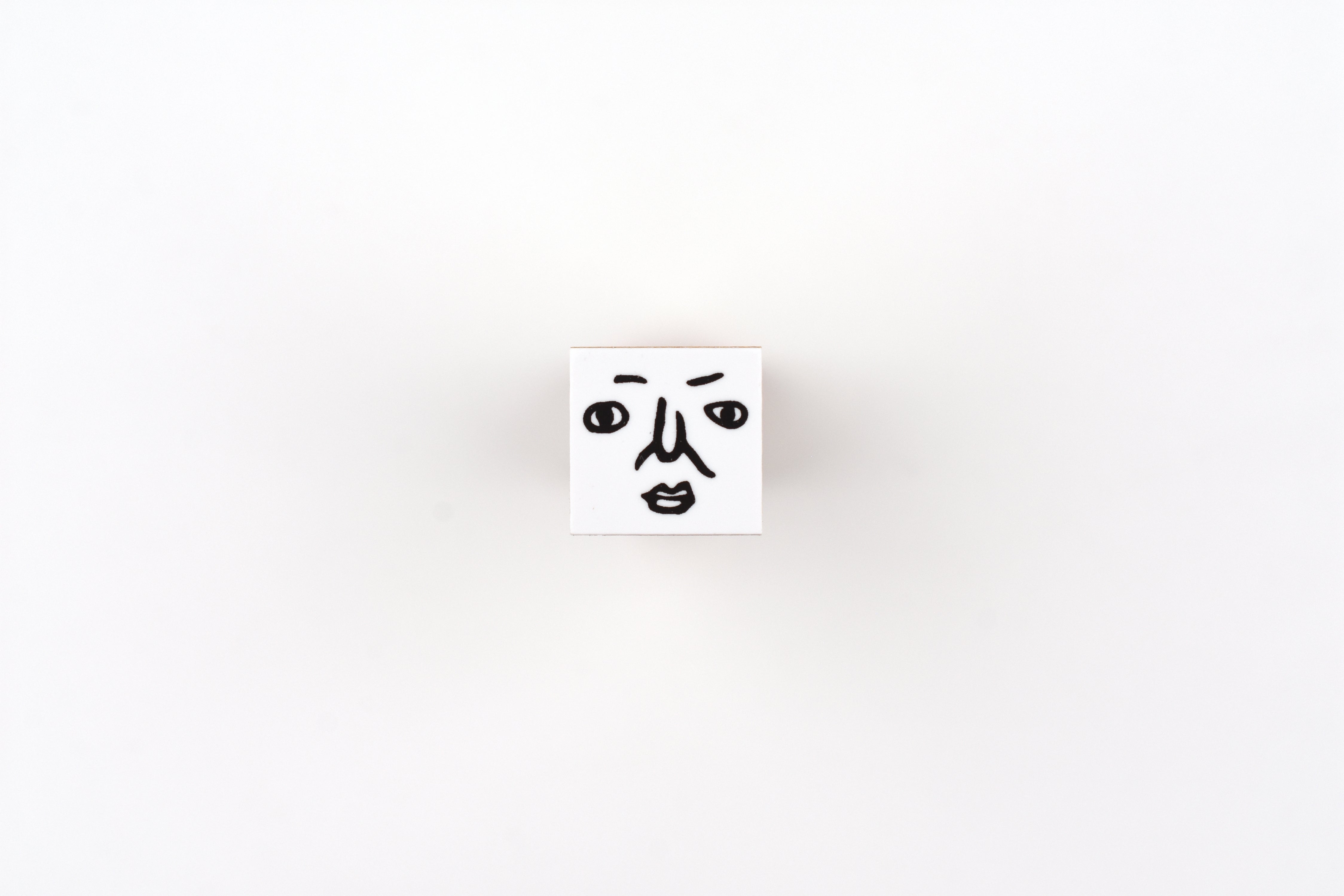 RiraRira Wooden Rubber Stamp - Seki-san's Face Parts