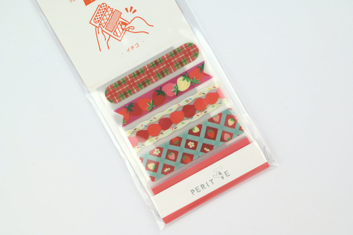 EPOCH Peritte Clear Sticker Sheets - Type C - Strawberry