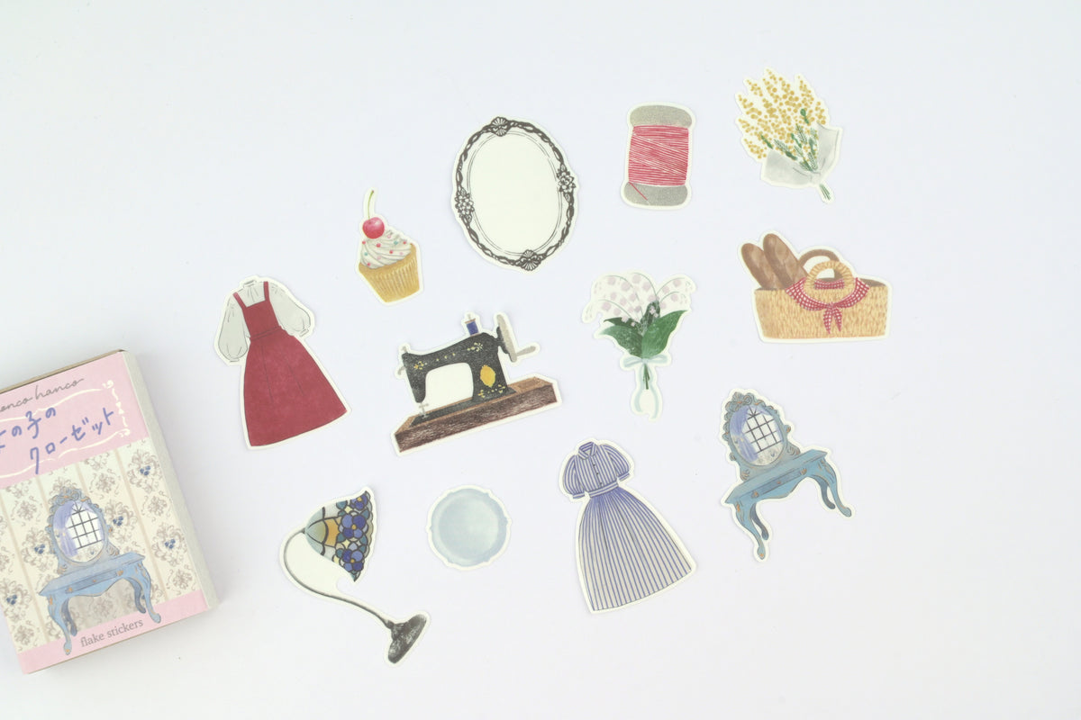 Active Corporation Matchbox Flake Stickers - A Girl's Closet