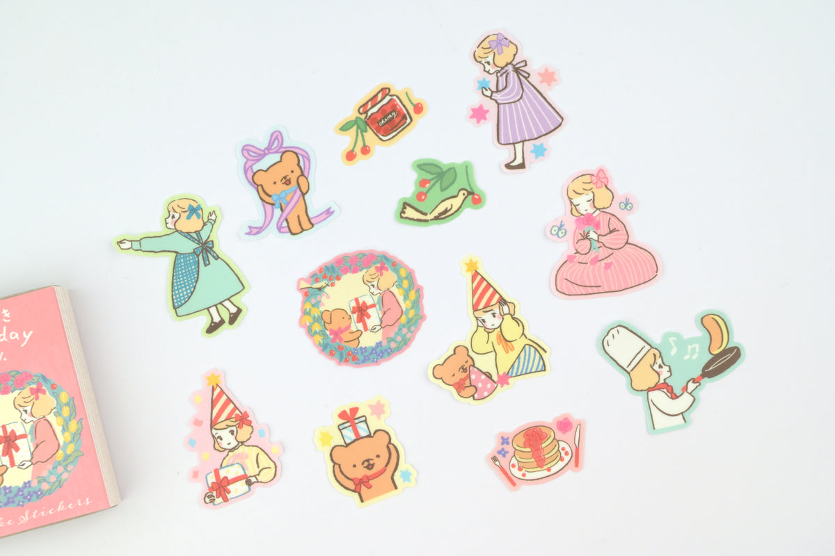 Active Corporation Matchbox Flake Stickers - Special Birthday