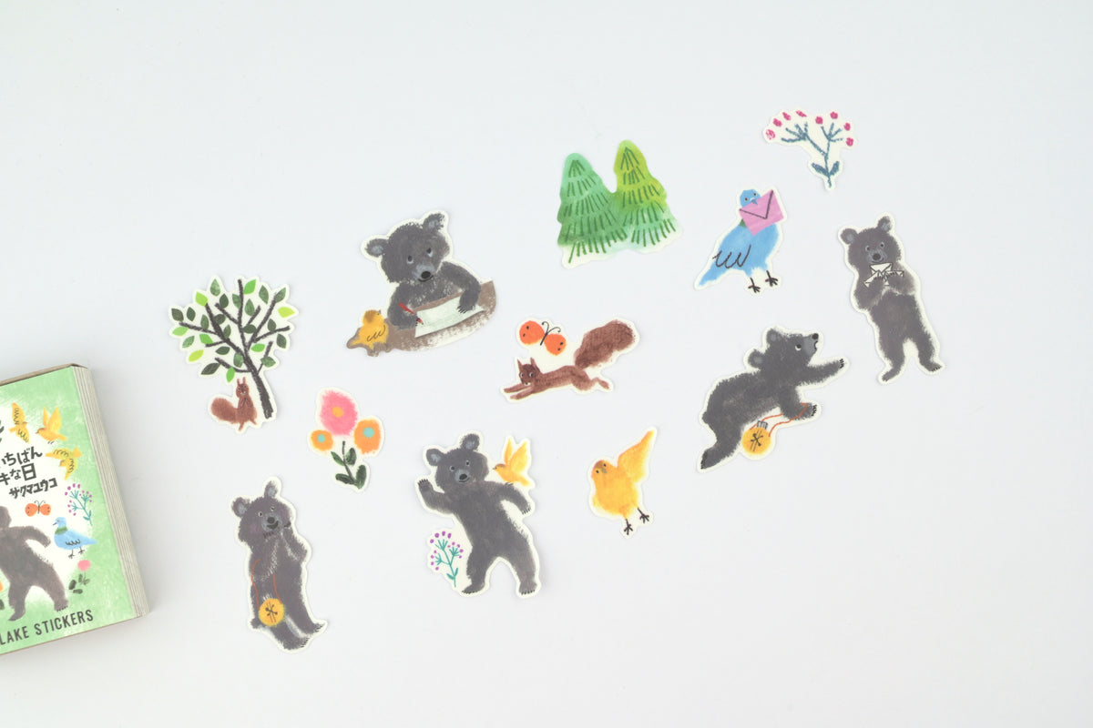 Active Corporation Matchbox Flake Stickers - The Most Wonderful Day In the Forest
