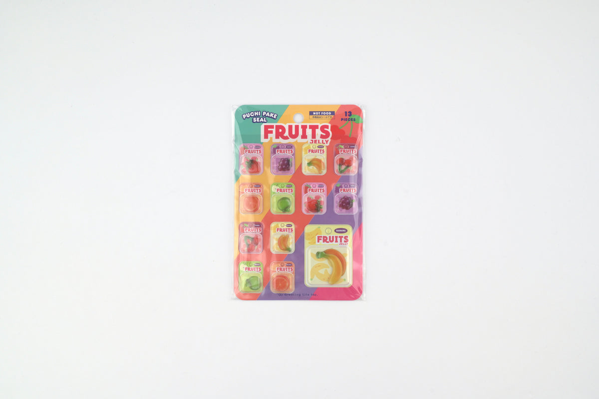 Greeting Life Puchi Pake Stickers - Fruits