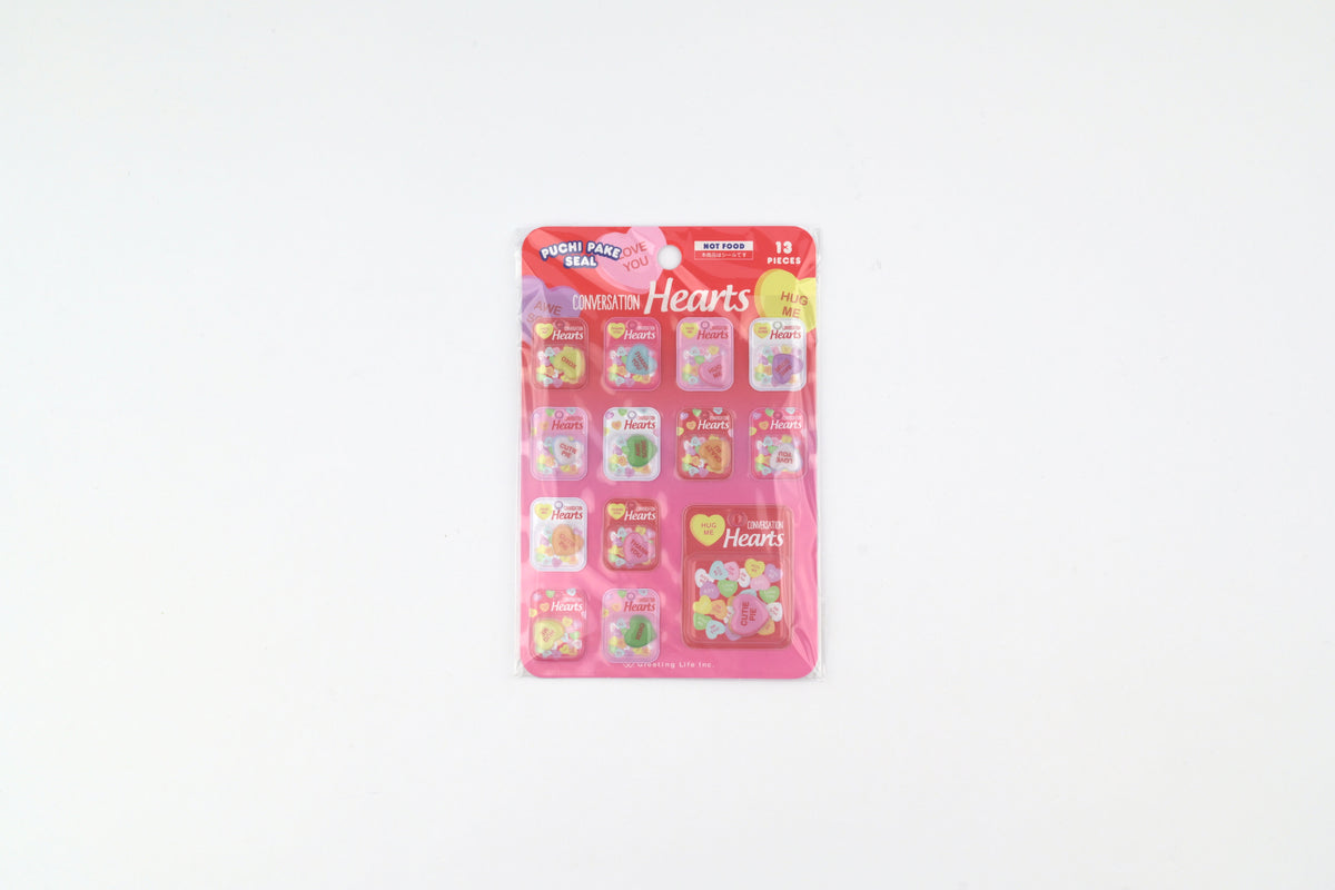 Greeting Life Puchi Pake Stickers - Heart Candy