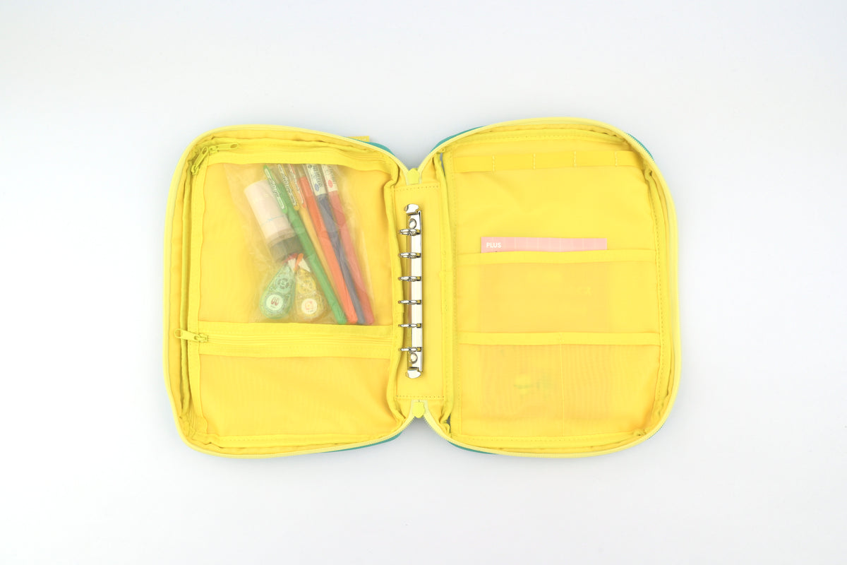 PLUS x mizutama Planner Pouch Set - Morning Green - Limited Edition