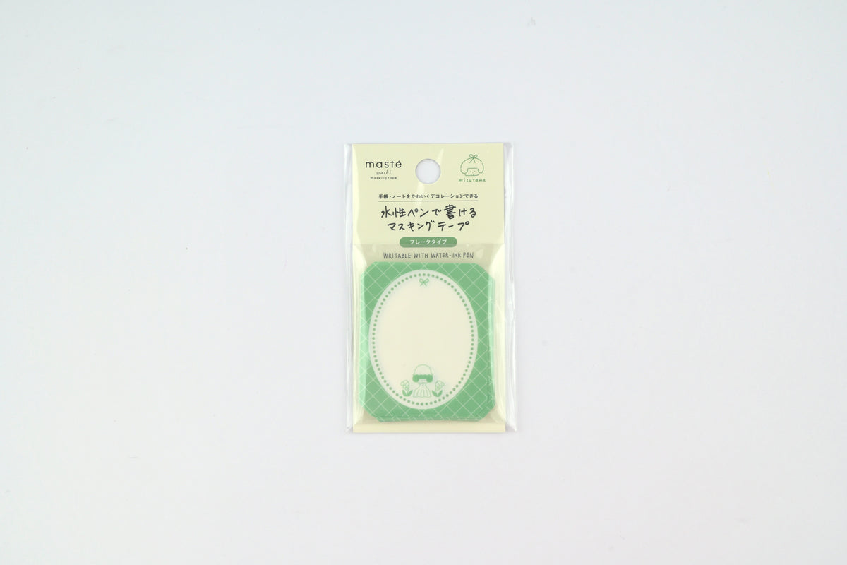 MARK'S x mizutama Masté Writable Flake Washi Tape Sheets - Lily of the Valley