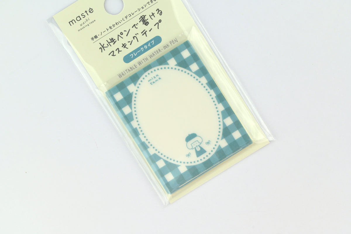 MARK'S x mizutama Masté Writable Flake Washi Tape Sheets - Flower