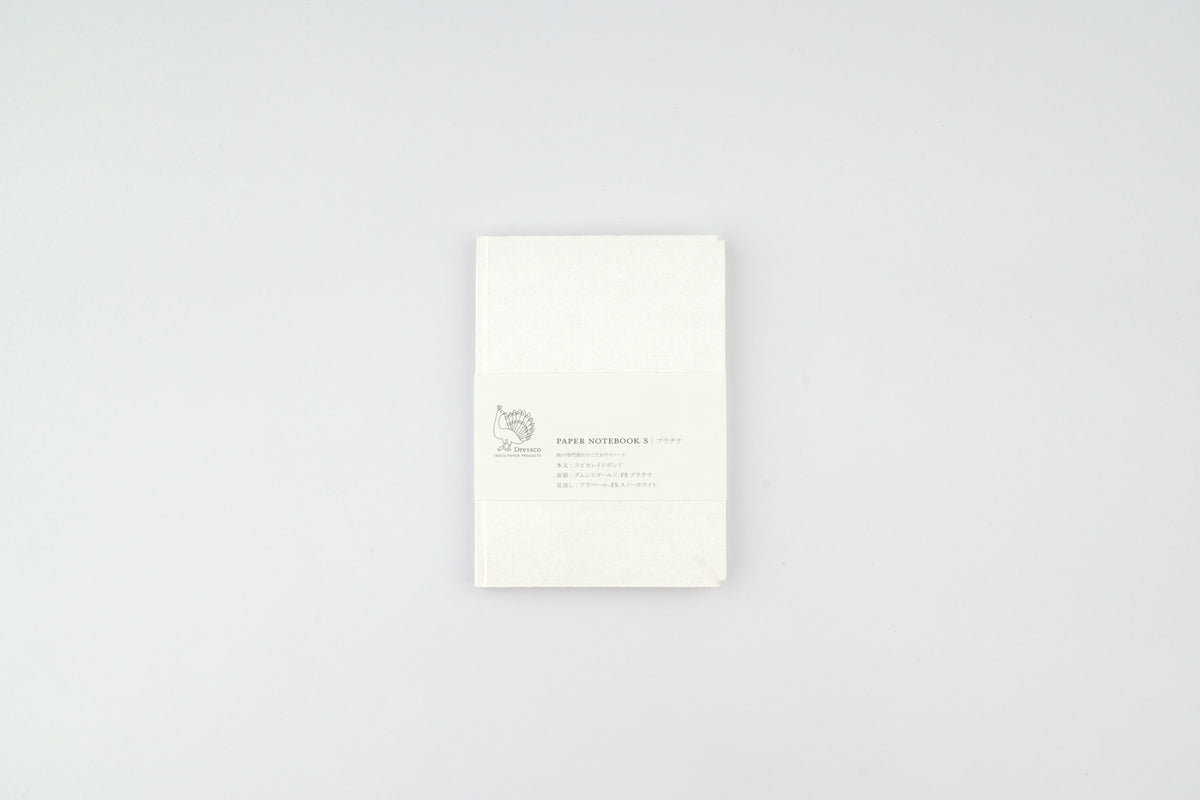 Takeo Paper Products - Dressco Paper Notebook - Small - Platinum
