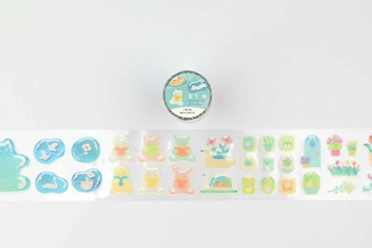 Komamono Creative x Kazu Miyashita Clear Roll Sticker