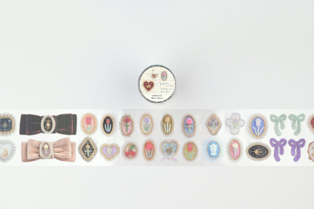 Komamono Creative x atelier.417 Clear Roll Sticker