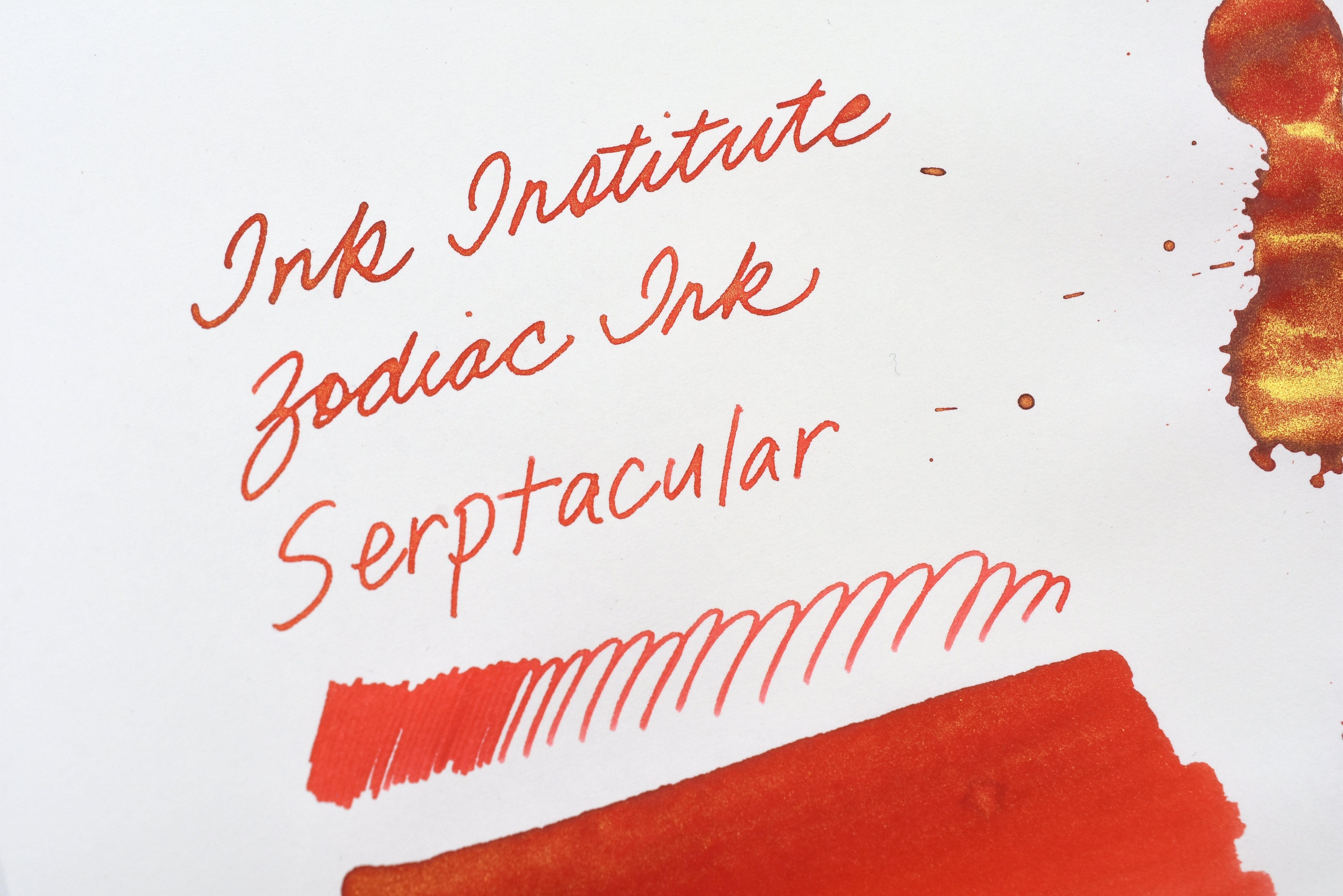 Ink Institute - Zodiac Ink - Serptacular - Special Edition