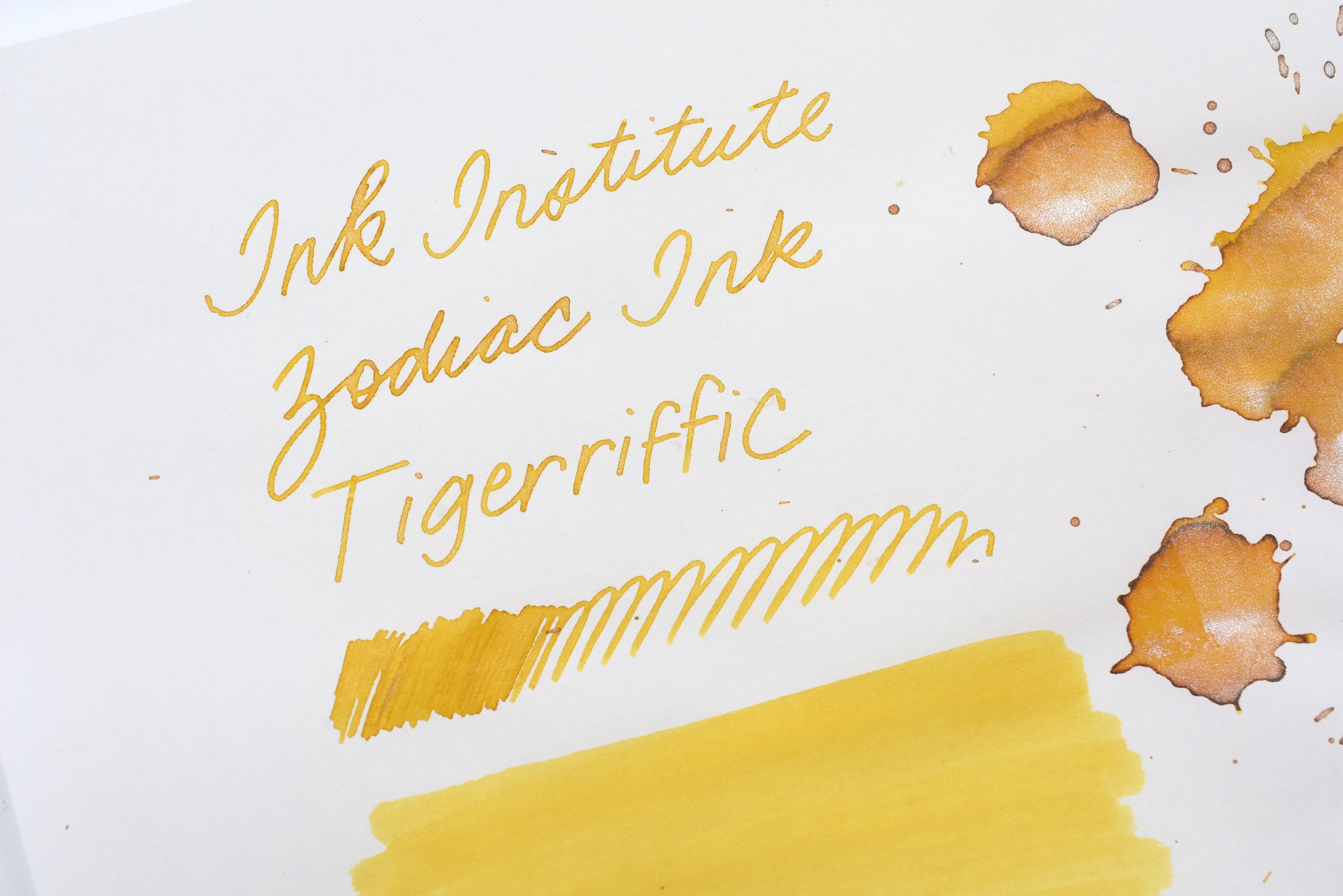 Ink Institute - Zodiac Ink - Tigerriffic - Special Edition