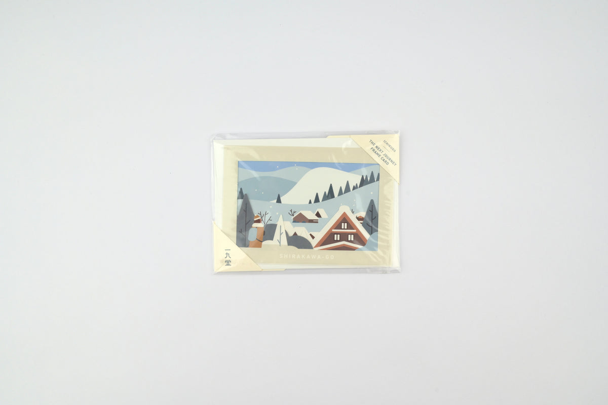 ICHIKUDO Next Journey Frame Card - Shirakawa-go