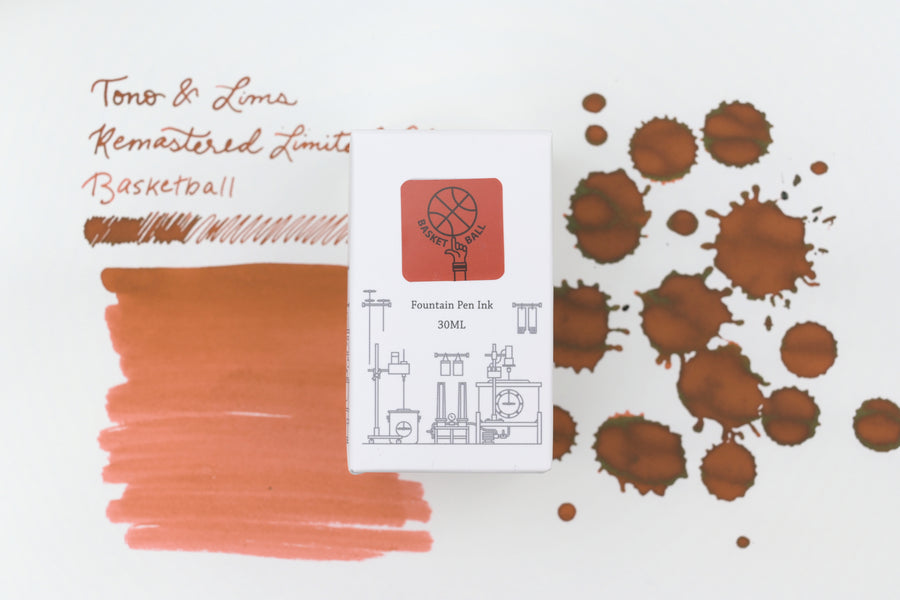 Tono & Lims Ink Bottle - Remastered Limited Edition - Basketball - 30ml (Overseas Exclusive)