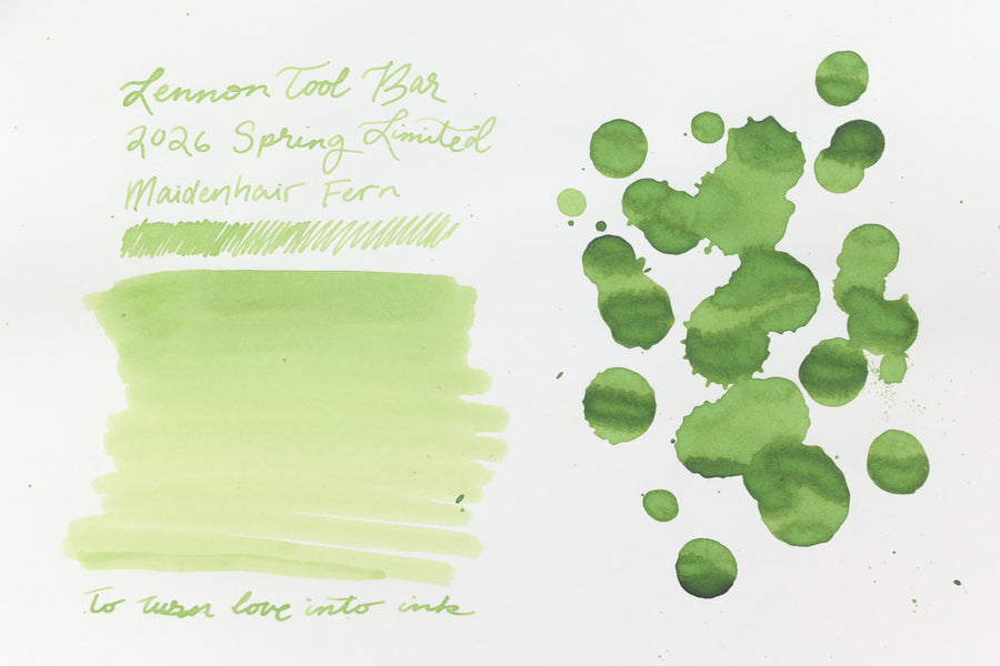 Lennon Tool Bar - 2026 Spring Limited - Pretty Vol 4 - 鐵線蕨 (Maidenhair Fern) Tie Xian Jui