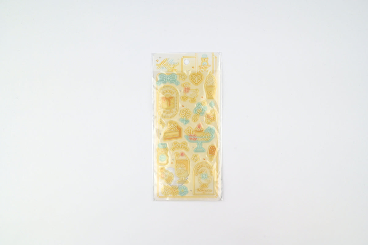 Q-Lia Milky Neon Stickers - Milky Yellow