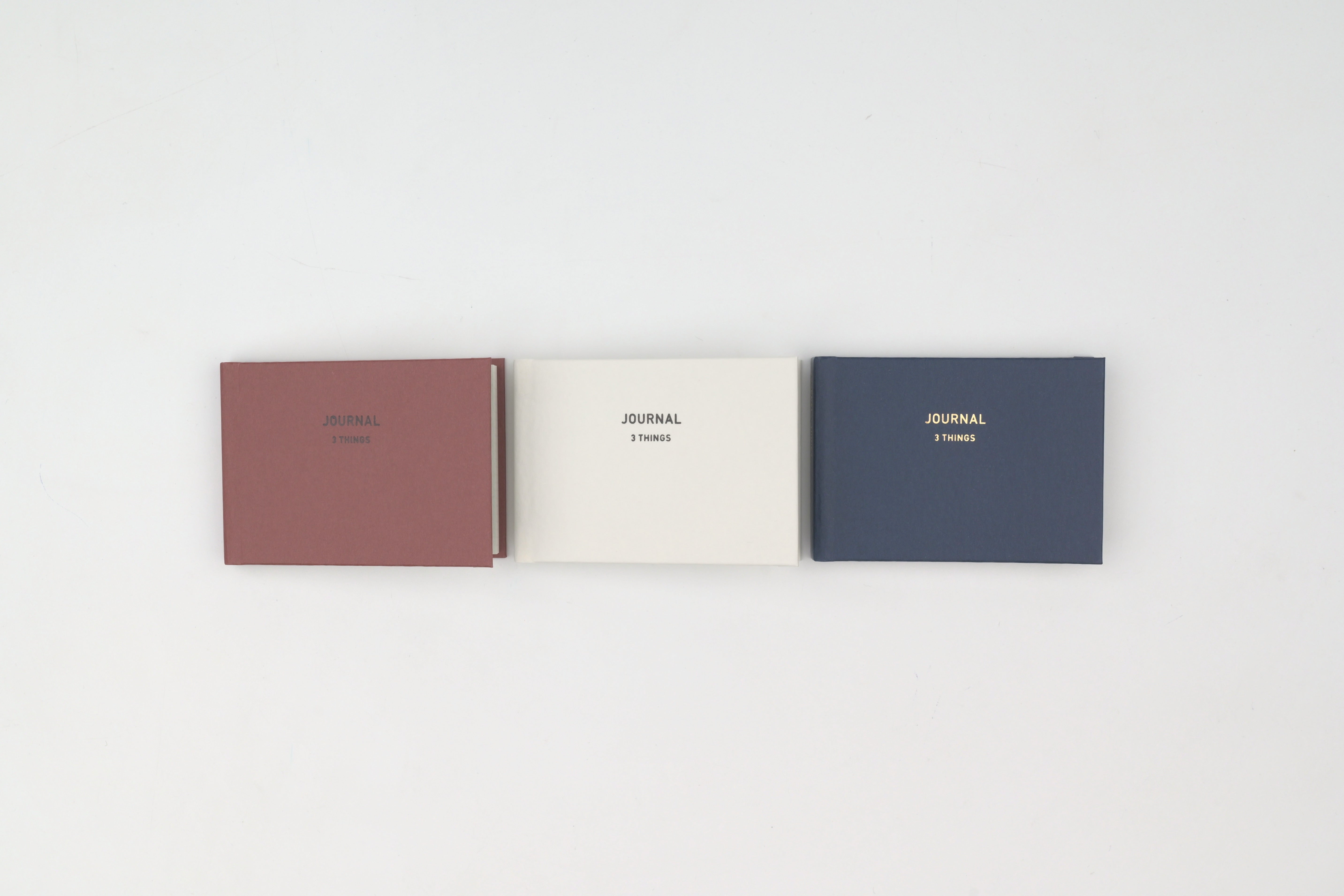 DAIGO Mini Date-Free Diary - Easy Journal 3 Things