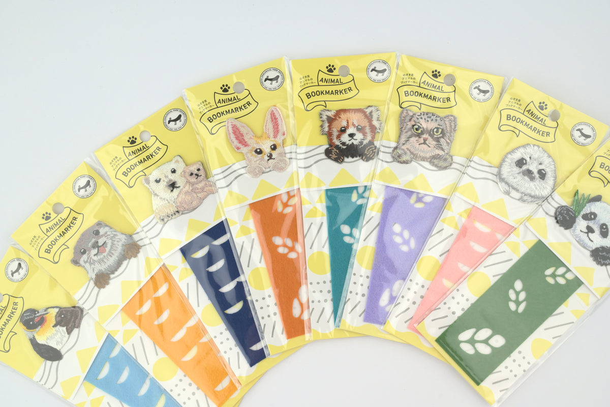HISAGO Embroidered Animal Bookmarker – Wildlife