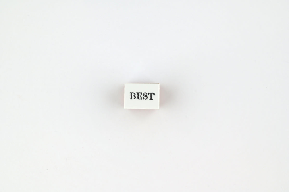 Yohaku Wooden Rubber Stamp - Best