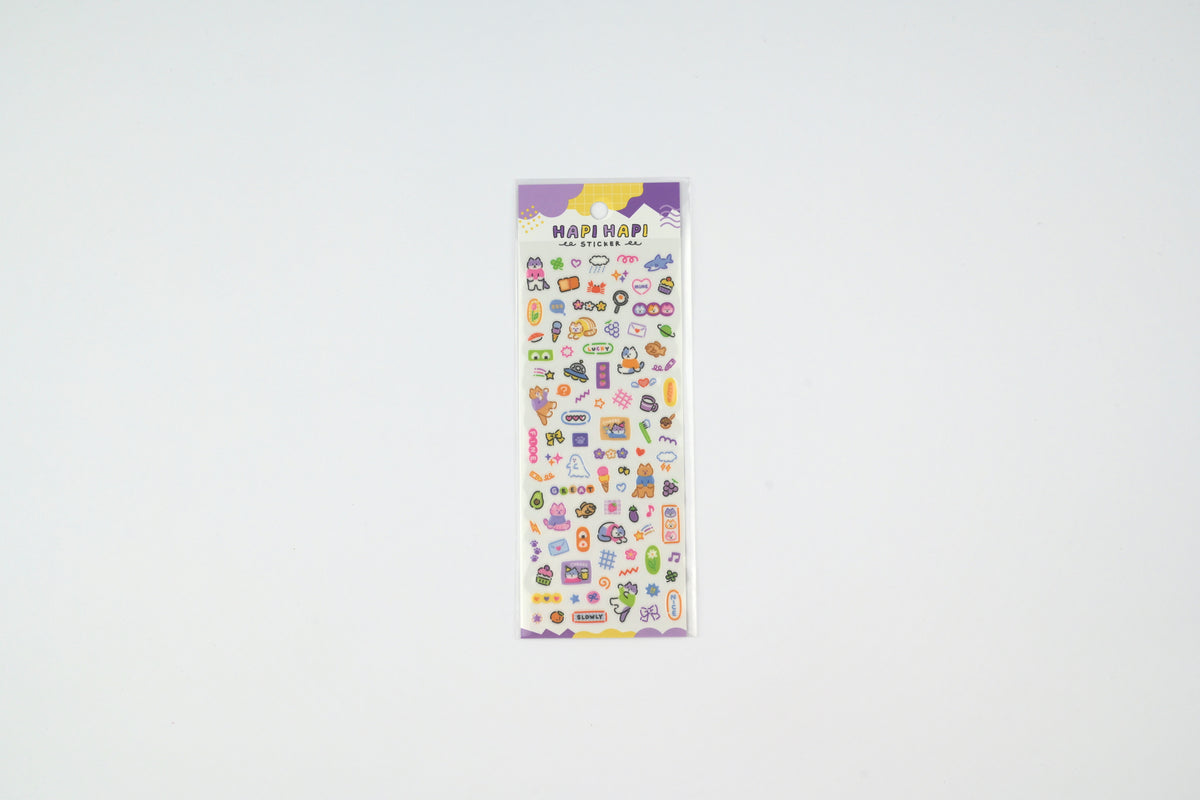 Mind Wave Hapi Hapi Sticker Sheet - Cat